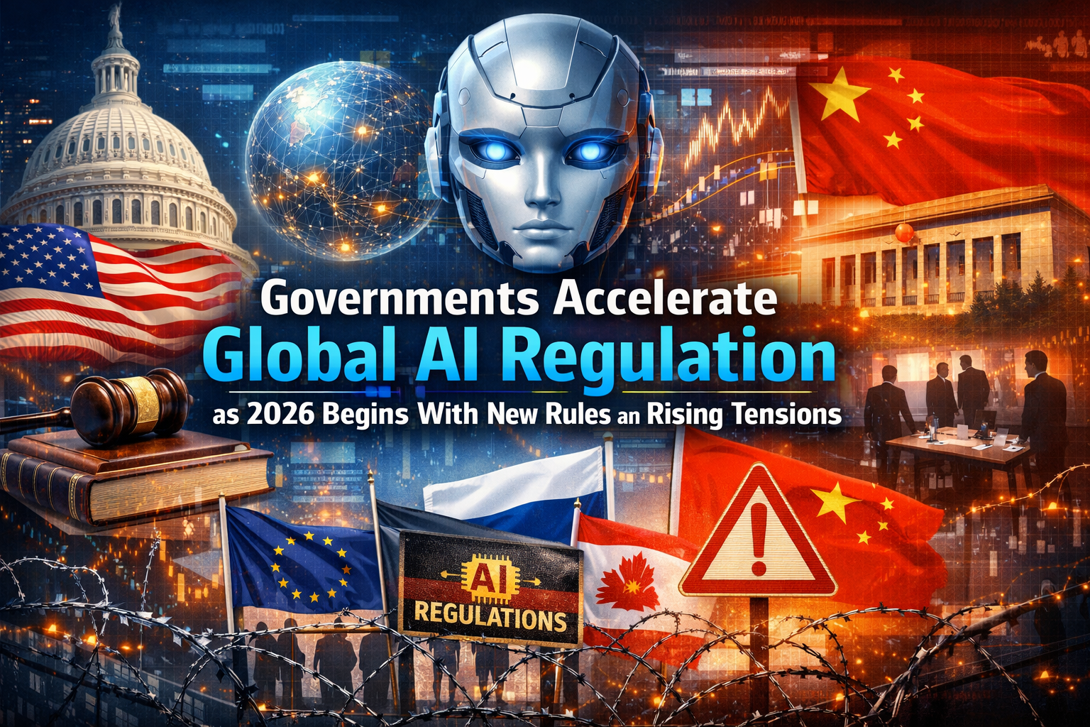 Governments Accelerate Global AI Regulation as 2026 Begins With New Rules and Rising Tensions