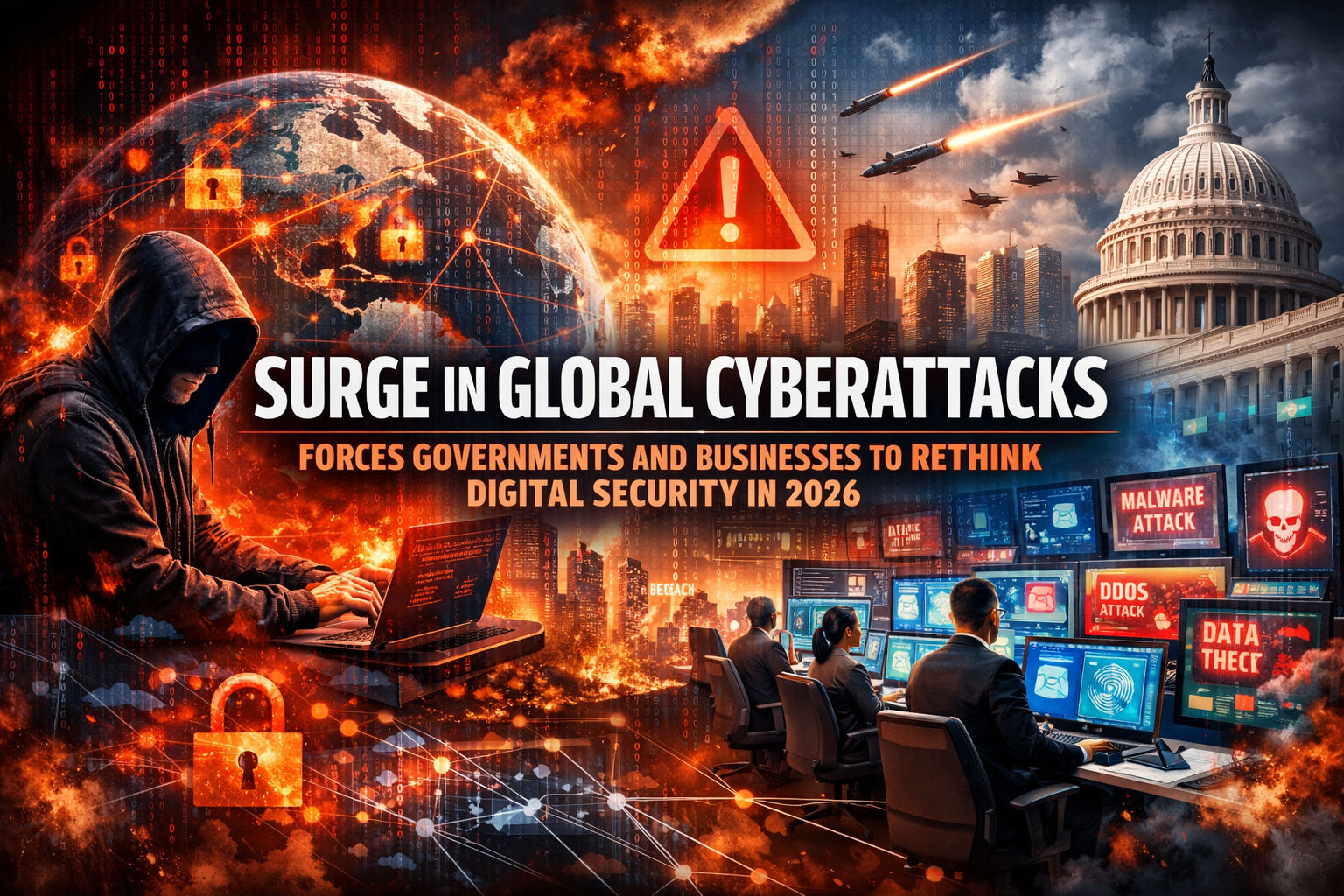 Surge in Global Cyberattacks Forces Governments and Businesses to Rethink Digital Security in 2026