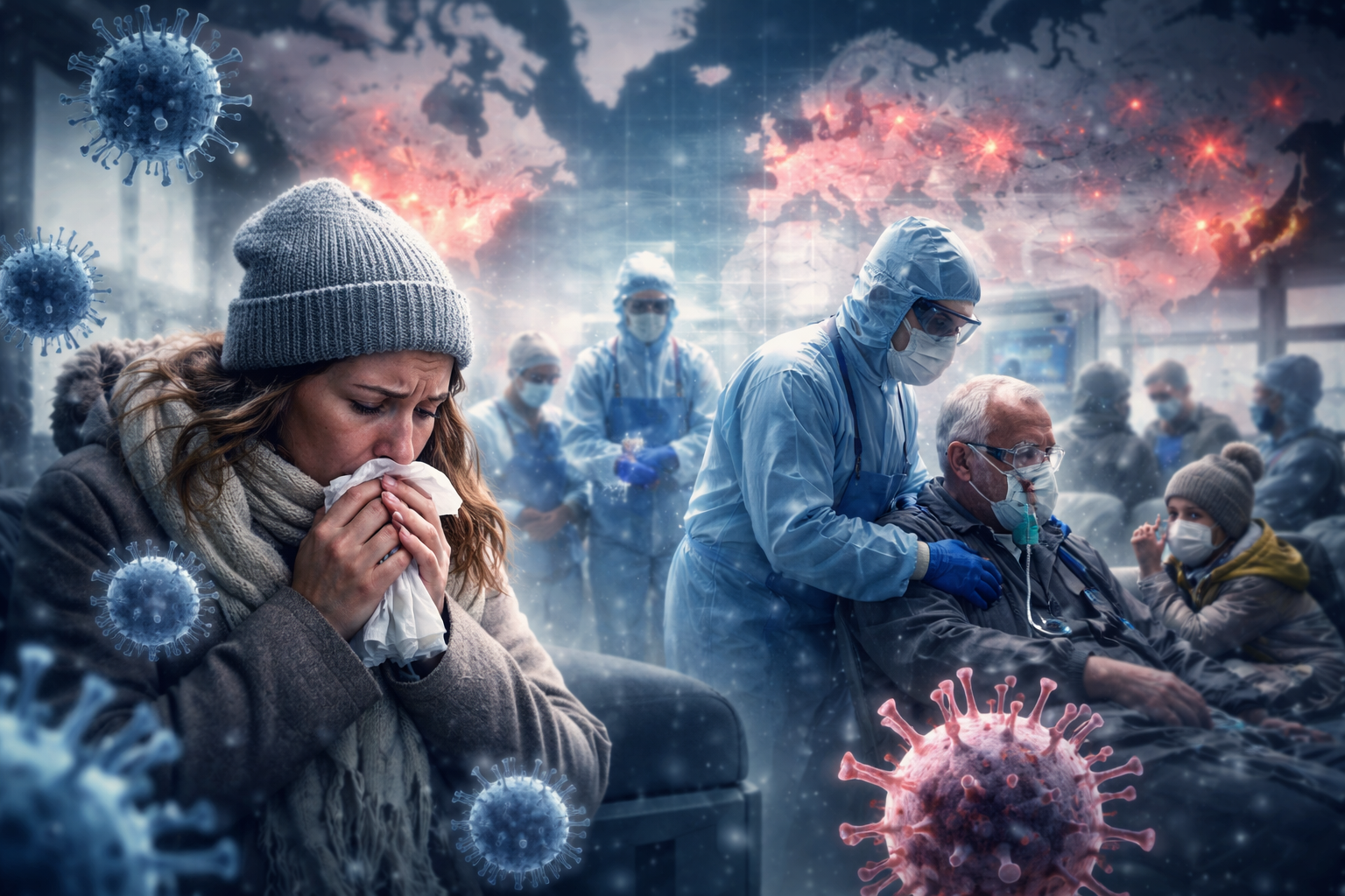 Global Health Authorities Warn of Rising Respiratory Illnesses as Winter Peaks Across the Northern Hemisphere