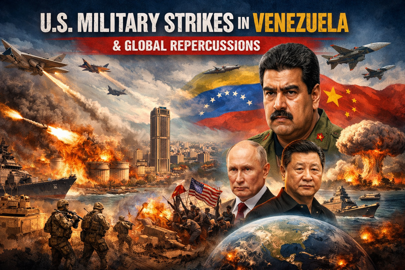 U.S. Military Strikes in Venezuela and Global Repercussions
